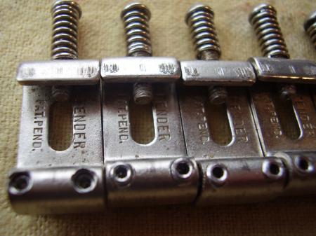 1957 MINT MINT MINT PAT PEND FENDER STRAT SADDLES