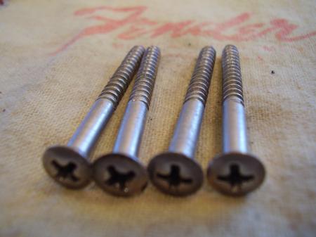 1959 ORIG FENDER DUO SONIC NECK PLATE SCREWS