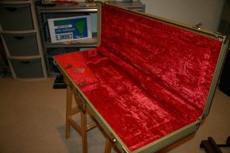 1956 Cunetto Tweed Relic Fender USA Strat Case