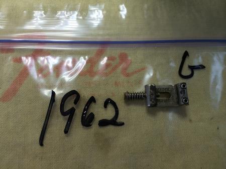 1962 Orig Pat Pend Fender Strat Saddle G String