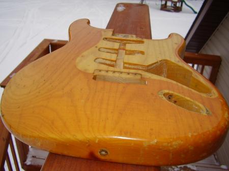 1972 ORIG AUG 72 FENDER STRAT BODY