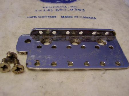 1960 Fender Strat Top Bridge Plate
