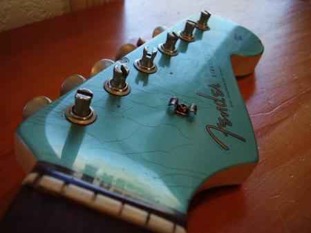 1960 Ice Blue RELIC SPECAIL MADE FOR FRIEND FENDER STRAT NECK