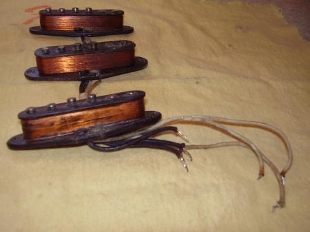 1957 Orig Fender Stratocaster Pickups Super RARE Find!
