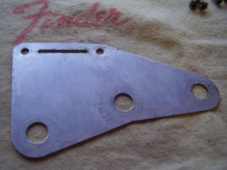 1956 Orig Fender Stratocaster Pickguard Metal Control Shield