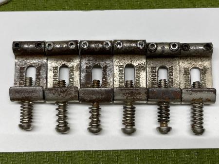 1963 Fender PAT PEND Stratocaster Saddles