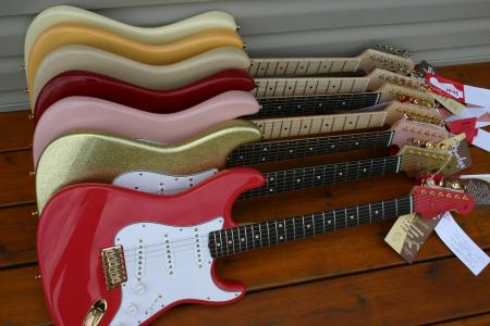 2011 Custom Color 7 Fender Strat Day Eddie Vegas 