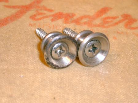 1972 ORIG FENDER STRAT STRAP BUTTONS. CLEAN SET.