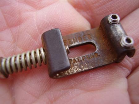 1964 Pat Pend FENDER STRAT  Saddle