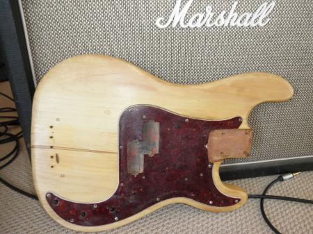 1959 Orig Fender Precision Bass Body Pre CBS