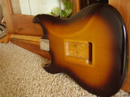1956 ORIG V PROFILE NECK,BODY,NECK PLATE DEAL