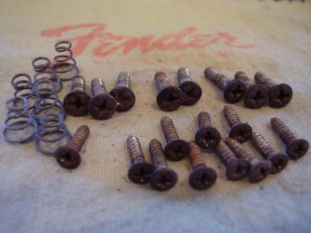 1968 ORIG FENDER STRAT HARDWARE