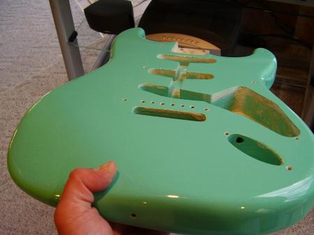 1960 Surf Green Original Fender Strat Body
