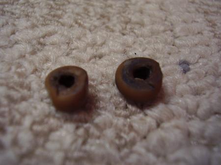 1957 ORIG RUBBER PICKUP SPACERS B