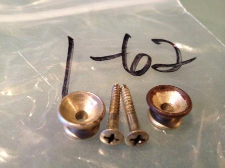 1962 1-62 ORIG FENDER STRAT STRAP BUTTONS