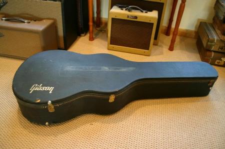 1965 Gibson ES-175 Black Tolex Purple Lining Case