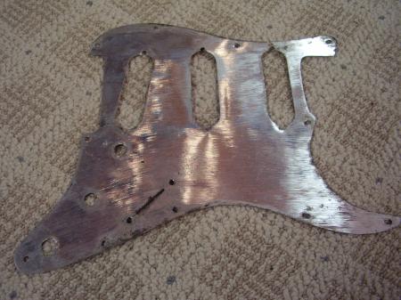 1960 Orig Fender Stratocaster back Pickguard Shield