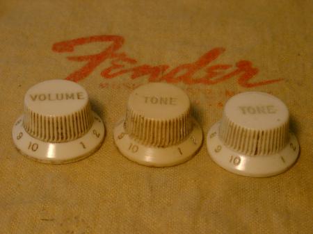 1957 ORIG FENDER STRATOCASTER VINTAGE VOL & TONE NOBS