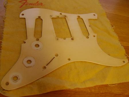 1957 FENDER STRATOCASTER VINTAGE PICKGUARD MODED