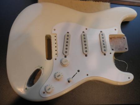 1955 ORIG 12/55 FENDER ASH STRATOCASTER BODY 3-1/4lbs