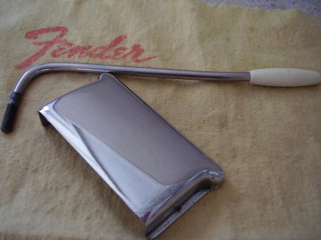1959 FENDER STRAT TREMOLO ARM AND BRIDGE COVER