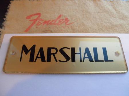 Marshall Reissue name plate