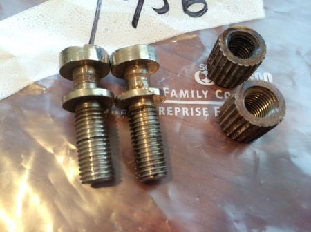 1956 Orig Gibson Les Paul Jr Bridge Studs and Posts