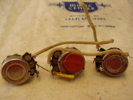 1966 Fender Stratocaster Pots