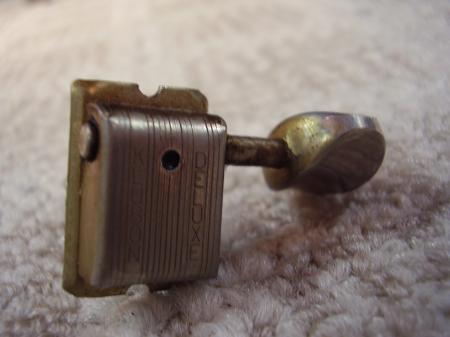 1965 Orig Fender Strat Double Line Tuner #5