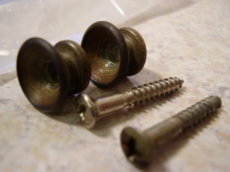 1959 JAN FENDER STRAT STRAP BUTTONS