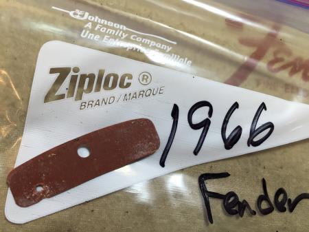 1966 Fender Strat Tele Neck Shim