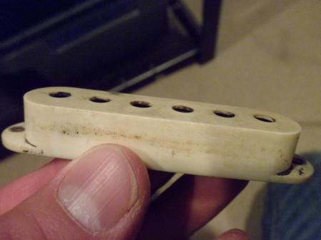 1964 ORIG PRE CBS FENDER STRAT Pickup Cover #1