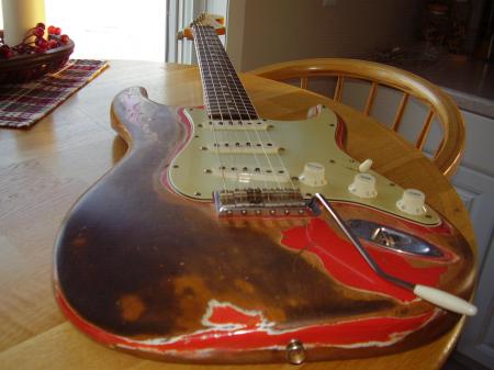 My Own Personal Fender Super Relic. 1962, 22 fret Slaboard