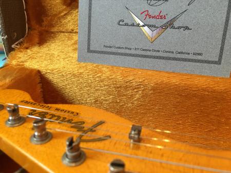 1960 HVREL Custom Shop TELE CUSTOM 2015 Purple Sparkle 9.5 Radius Hand Wound Pickups