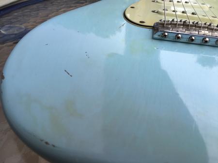 1962 Orig Daphne Blue Fender Stratocaster 7.3 lbs Dream Player!