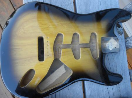 1995 Cunetto 1956 Fender Strat Body From Vince Private Stash
