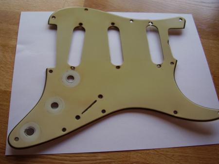 1959 ORIG Nicky P FENDER STRAT GREEN NITRO PICKGUARD