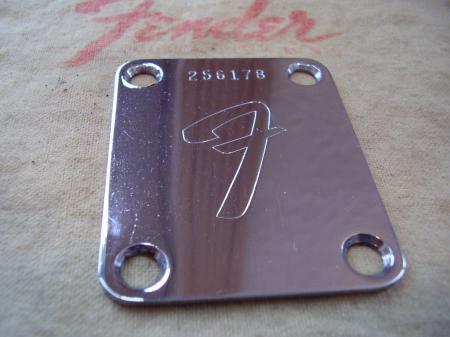 1967 ORIG FENDER STRATOCASTER NECK PLATE