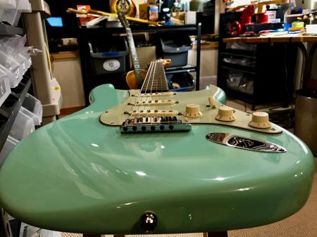 Fender Surf Green Custom Shop Custom Deluxe Strat 