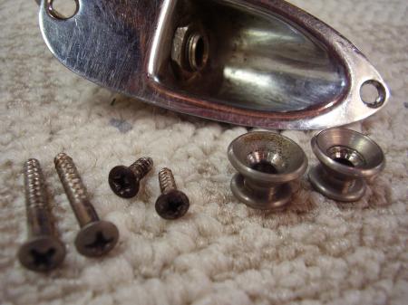 1965 Output Jack & Strap Buttons Fender Strat