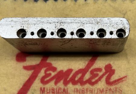 1962 Fender Strat Left Handed Tremolo Bridge Block