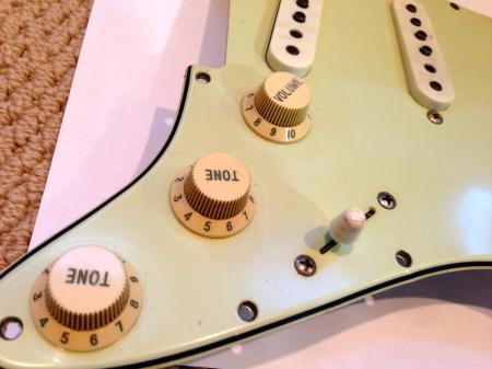 1960 Very Bell Tone Pro Made Fender Strat Pickup Assembly