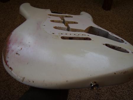1960 ORIG FENDER PRE CBS STRATOCASTER BODY