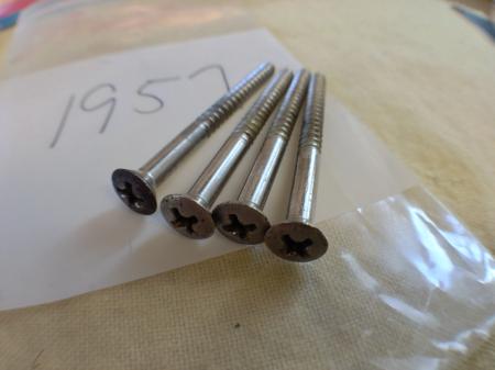 1957 Orig Fender Stratocaster Neck Plate Screws