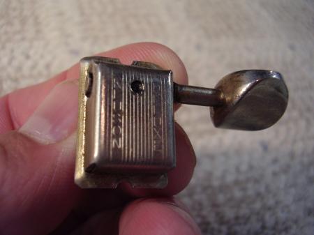 1965 Orig Fender Stratocaster Kluson Double Line Tuner 