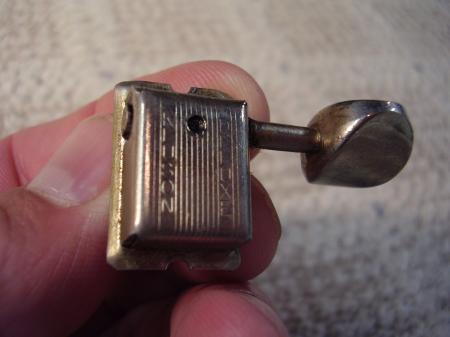 1965 Orig Fender Strat Double Line Tuner #1