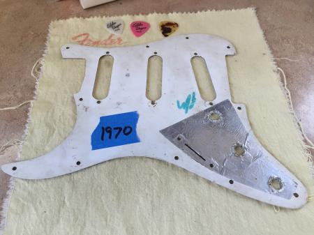 1970 Original Fender Strat Pickguard