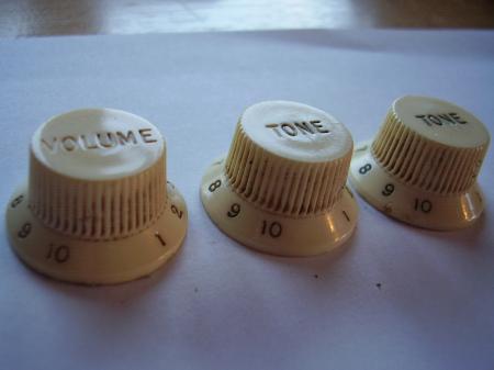 1961 Patina Dirt Up Fender Strat Knobs