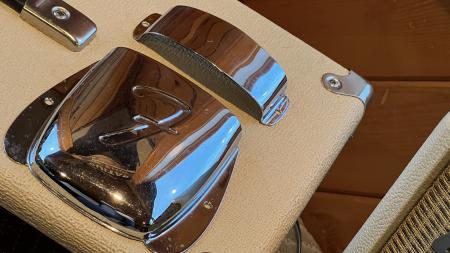 1966 Fender Jazz Bass Bridge & Pickup Covers A.K.A. Ash Tray Covers