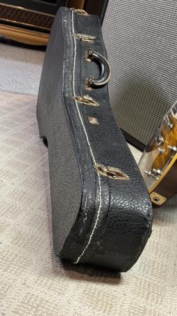 1957 GIBSON BLACK PEBBLE CASE 